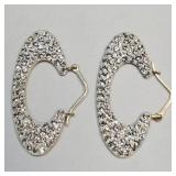 10K YELLOW GOLD 1.37G CZ  EARRINGS