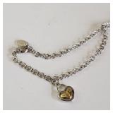 SILVER RHODIUM PLATED DIAMOND  BRACELET (~LENGTH