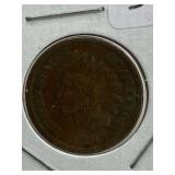 UNITED STATES INDIAN HEAD CENT 1892 ANTIQUE GEM