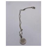 TINY TREASURED PENDANT ON CHAIN  - LYONS FRANCE