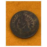 INDIAN HEAD PENNY UNITED STATES 1865  - NICE DATE