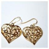 SILVER GOLD PLATED   EARRINGS