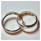 SILVER HOOPS  EARRINGS
