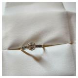 SILVER CUBIC ZIRCONIA  RING