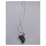 JUSTIFYABLE JASPER CRESENT MOON / PENDANT /