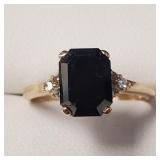 10K YELLOW GOLD BLACK DIAMOND(2.73CT)
