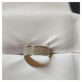 SILVER CUBIC ZIRCONIA  RING