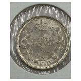 CANADA 1902 SMALL H TYPE EDWARD VII 5 CENT