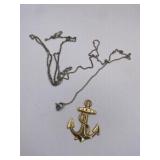 ANCHOR PENDANT - LYONS FRANCE ESTATE FIND