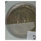 UNITED STATES PRESIDENTIAL DOLLARS JOHN ADAMS AND