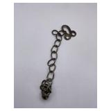 VINTAGE OR ANTIQUE BRACELET (NOTE KNOT IN CHAIN)