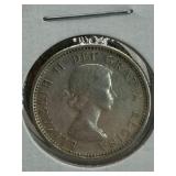CANADA 1957 + 1958 ***SILVER *** DIMES 2 PCS MINT
