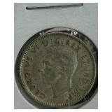 CANADA 1938 + WWII 1940 ***SILVER *** DIMES 2 PCS