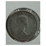 CANADA 1954 + 1955 ***SILVER *** DIMES 2 PCS MINT