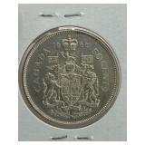 CANADA 1966 ***SILVER*** COIN 50 CENT  MINT