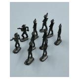 VINTAGE LEAD SOLDIERS 10 PCS TO COLLECT OR PAINT