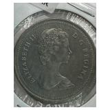 CANADA 1979 + 1980 VOYAGUR DOLLARS 2 PCS GEM