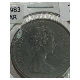 CANADA 1982 CONSTITUTION + 1983 VOYAGUR DOLLARS 2