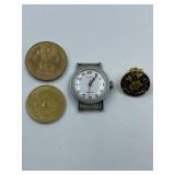 4 PCS JUNK DRAWER LOT - LYON FRANCE ESTATE FIND