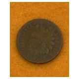 INDIAN HEAD PENNY UNITED STATES 1881 - NICE  DATE