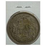 CANADA 1956 ***SILVER*** COIN 50 CENT