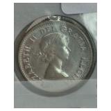 CANADA 1953 ***SILVER *** DIMES 2 PCS MINT