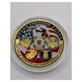 UNITED STATES FREEDOM COMMEMORATIVE COIN GOLD