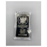 SILVER PLATED BULLION BAR  - MINT