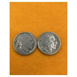 BUFFALO NICKELS UNITED STATES 2 PCS 1937 /19??
