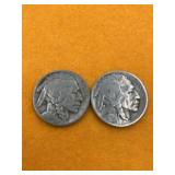 BUFFALO NICKELS UNITED STATES 2 PCS 1925 /1927