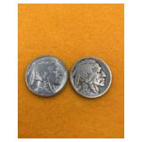 BUFFALO NICKELS UNITED STATES 2 PCS 1920 /1924
