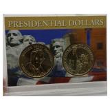 UNITED STATES PROOF LIKE PRESIDENTIAL DOLLARS