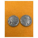 BUFFALO NICKELS UNITED STATES 2 PCS 1930 /1937