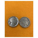 BUFFALO NICKELS UNITED STATES 2 PCS 1913 /1931