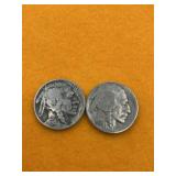BUFFALO NICKELS UNITED STATES 2 PCS 1930 /1936