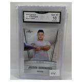 GRADED LEAF DRAFT JASON DOMINGUEZ ROOKIE BASEBALL