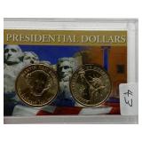 UNITED STATES PROOF LIKE PRESIDENTIAL DOLLARS