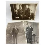 ANTIQUE VICTORIAN PHOTO CARDS 3 PCS MEN - UK