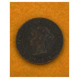 CANADA LARGE CENT COIN 1894 - ANTIQUE NICE DATE