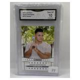GRADED LEAF JASON DOMINGUEZ ROOKIE BASEBALL CARD