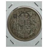 WWII CANADA 1943 50 CENT***SILVER*** COIN   -
