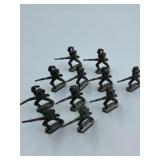 VINTAGE LEAD SOLDIERS 10 PCS TO COLLECT OR PAINT