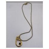 INFINITY GOLDTONED PENDANT ON CHAIN - LYONS
