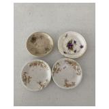 LOT OF 4 SMALL VINTAGE PLATES