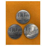 RCM 1982 CANADA CONSTITUTION DOLLARS  3 PCS GEM