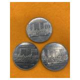 RCM 1982 CANADA CONSTITUTION DOLLARS  3 PCS GEM