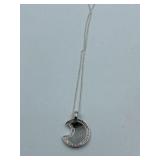 RAVISHING RICARDA M. BRANDED MOON PENDANT ON NEW