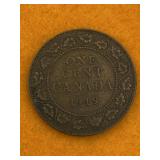 CANADA LARGE CENT   COIN 1919 - ANTIQUE NICE DATE
