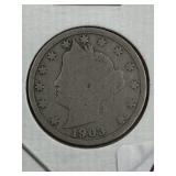 UNITED STATES 1903 LIBERTY NICKEL - GREAT COIN