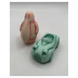 1998 KINDER SUPRISE PREMIUMS STONE FIGURES 2 PCS